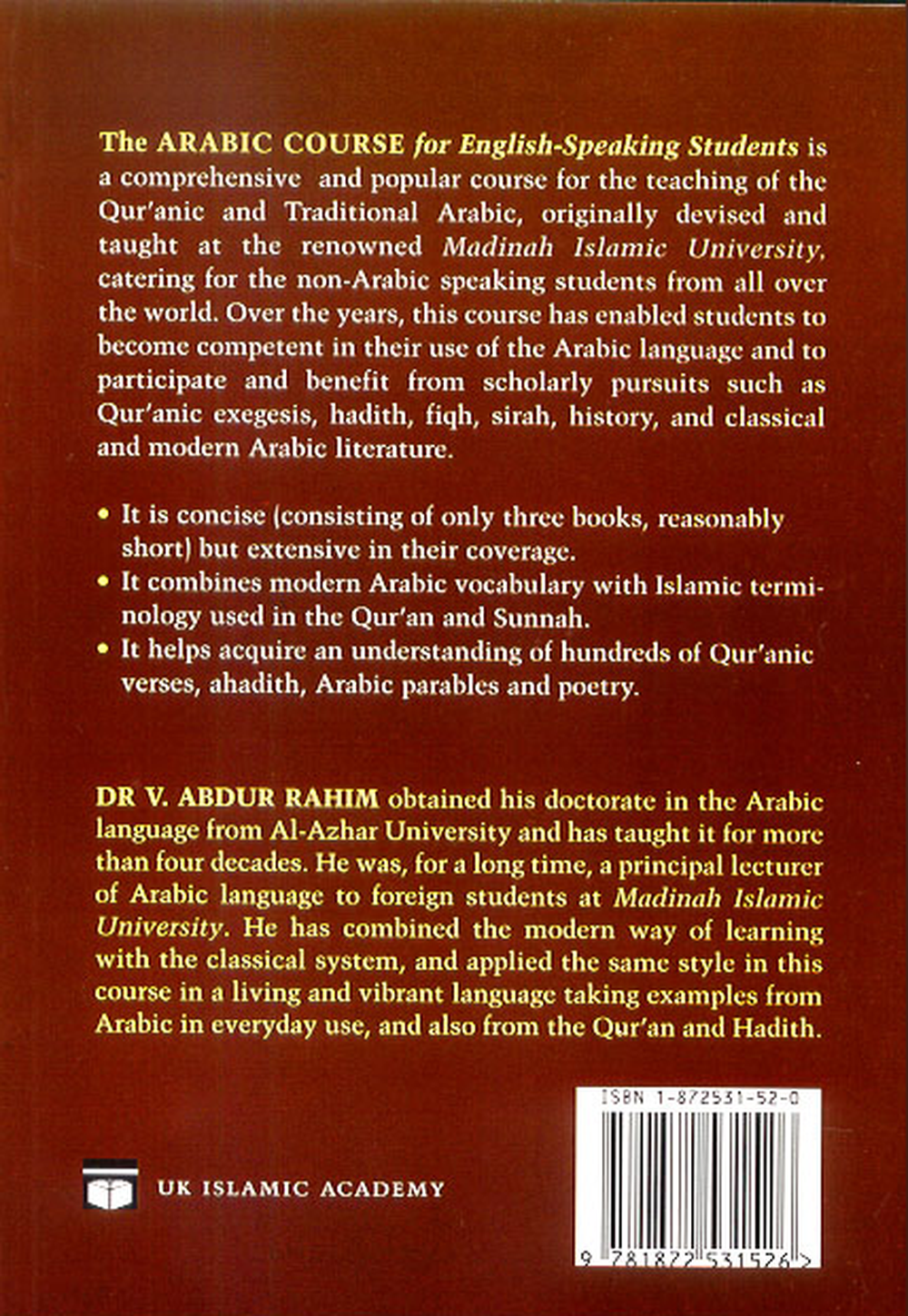 Madinah Arabic Course for English Speaking Students - Part 2