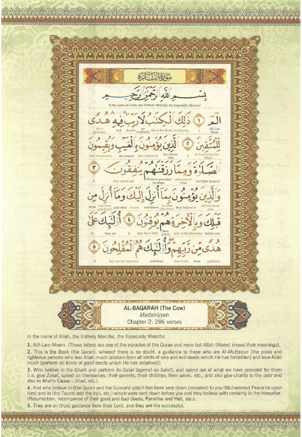 The Noble Quran Word By Word Translation and Tajweed (Al Quran Al Karim)