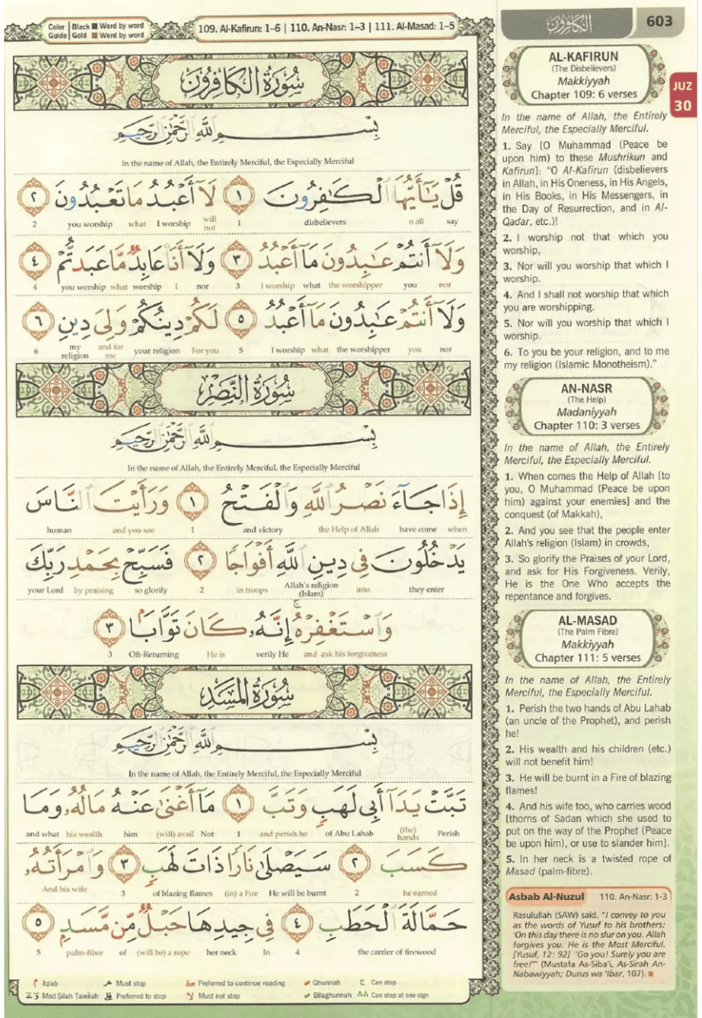 The Noble Quran Word By Word Translation and Tajweed (Al Quran Al Karim)