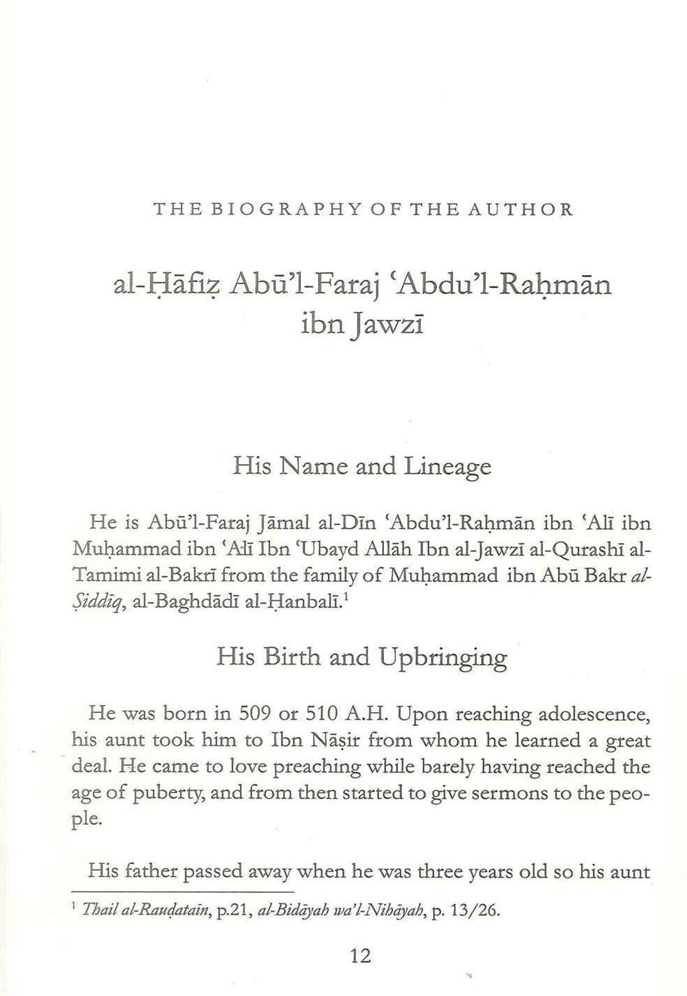 Disciplining the Soul