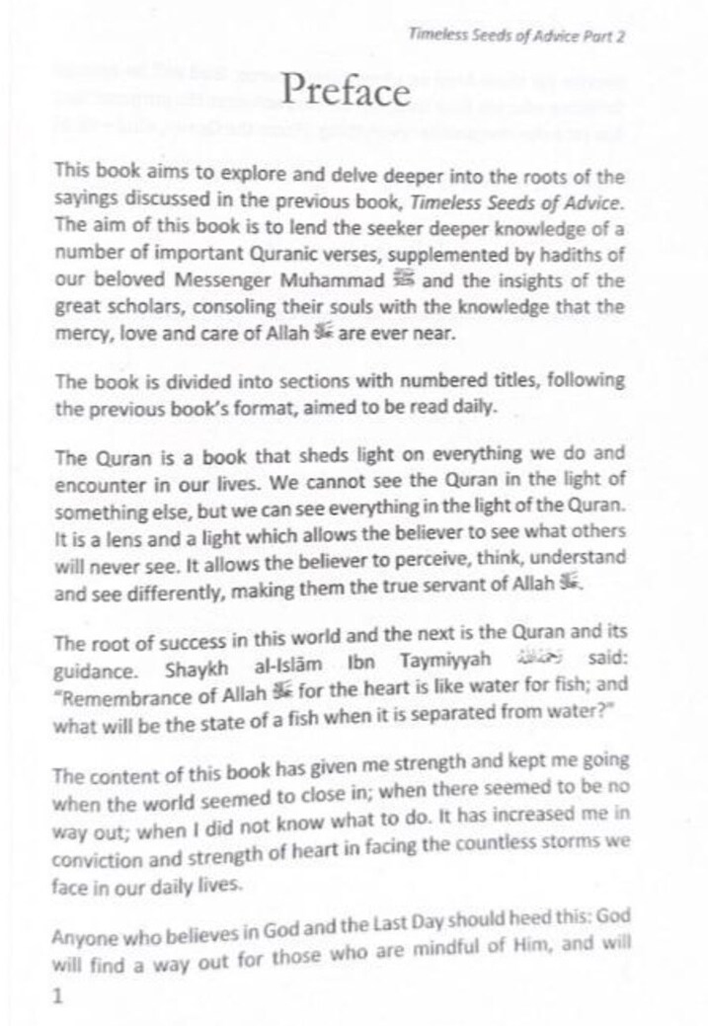 Timeless Seeds of Advice: The Sayings of Prophet Muhammad Part 2